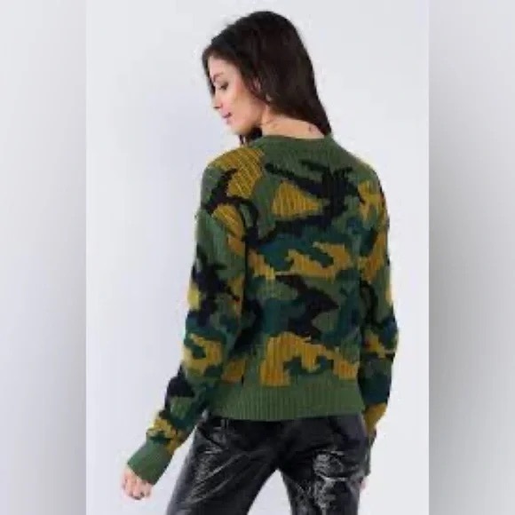 Gilli | Multi Army Camouflage Knit Relaxed Fit Sweater Various New - Picture 2 of 6